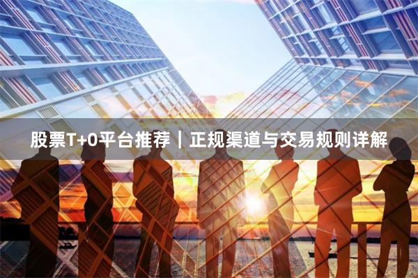 股票T+0平台推荐｜正规渠道与交易规则详解